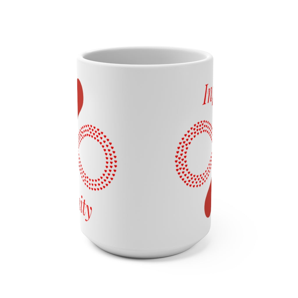 Infinity Symbol - I Heart Infinity Mug 15oz